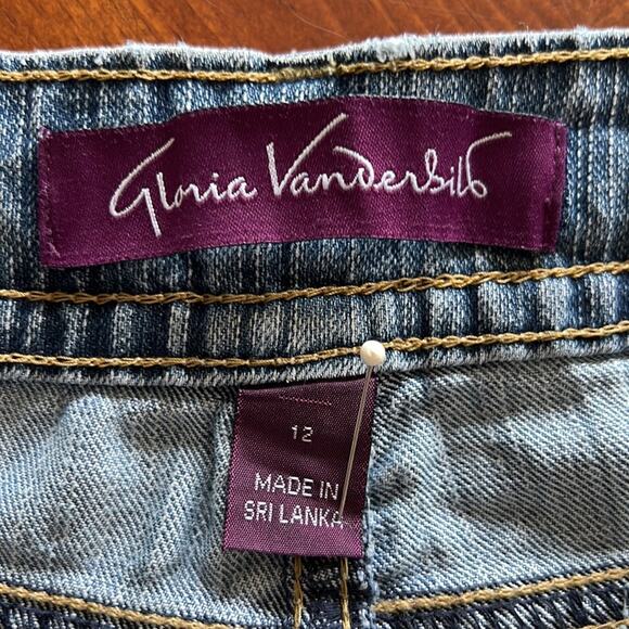 Gloria Vanderbilt Jeans Soft and Worn Woman Size 12 - Picture 3 of 10